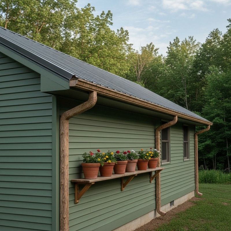 Wooden Gutter Replacement detail